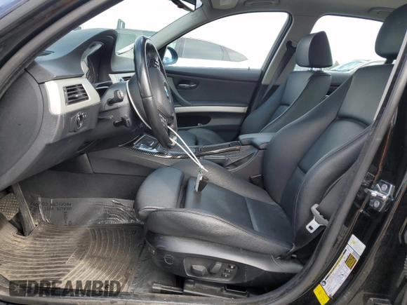 2007 BMW 3 Series 328i with VIN WBAVC53507FZ78374, listed as a Copart auction lot 49245645 with 89,084 mi miles and Salvage Title. Bid and sale history available at carsss.com. Image 7.