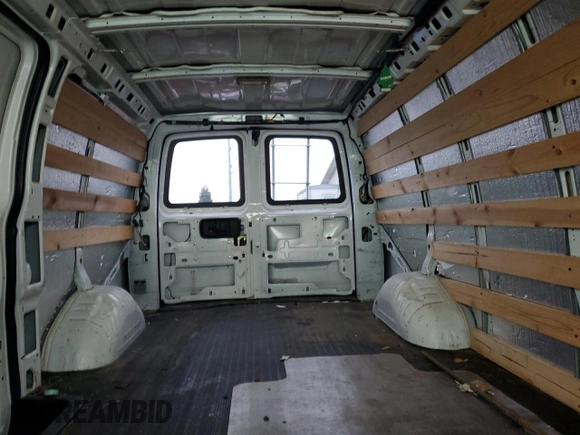 2006 Chevrolet Express Cargo Van with VIN 1GCGG25V061171537, listed as a Copart auction lot 44305285 with 98,495 mi miles and Salvage Title. Bid and sale history available at carsss.com. Image 10.