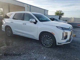 2024 Hyundai Palisade Calligraphy z VIN KM8R7DGE6RU715328, wystawiony jako Copart lot #51831285 z przebiegiem 18 721 mil mil oraz Nie do naprawy • Non repairable. Historia ofert i sprzedaży dostępna na DreamBid. Obrazek 4.