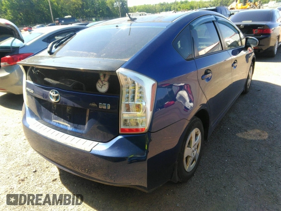 2011 Toyota Prius I z VIN JTDKN3DU5B0278520, wystawiony jako IAAI lot #42295191 z przebiegiem 215 309 mil mil oraz . Historia ofert i sprzedaży dostępna na DreamBid. Obrazek 4.