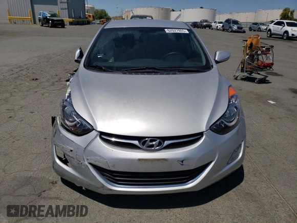 2012 Hyundai Elantra Limited with VIN KMHDH4AE0CU349597, listed as a Copart auction lot 62027805 with 66,617 mi miles and Salvage title. Bid and sale history available at DreamBid. Image 5.