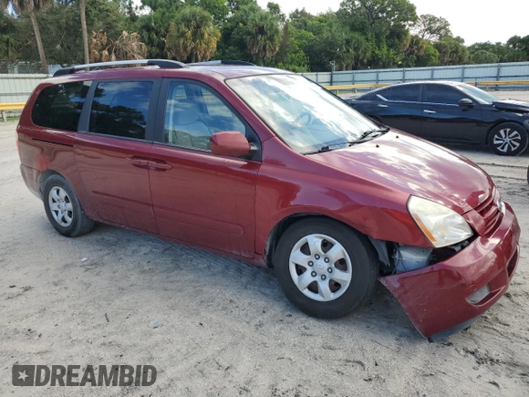 2010 Kia Sedona LX with VIN KNDMG4C38A6341851, listed as a Copart auction lot 72227594 with 174,164 mi miles and Salvage Title. Bid and sale history available at carsss.com. Image 4.