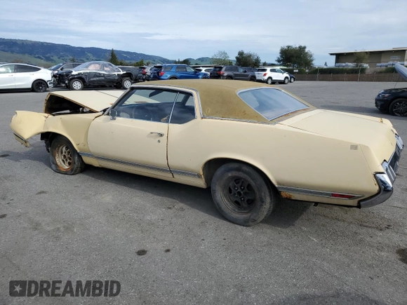 1970 Oldsmobile Cutlass with VIN 342570Z127532, listed as a Copart auction lot 49906135 with 34,224 mi miles and Salvage Title. Bid and sale history available at DreamBid. Image 2.