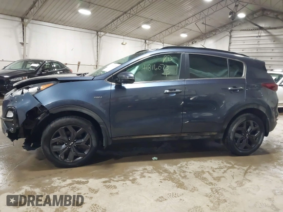 2020 Kia Sportage S with VIN KNDP6CAC1L7689940, listed as a IAAI auction lot 41816073 with 63,878 mi miles. Bid and sale history available at carsss.com. Image 14.