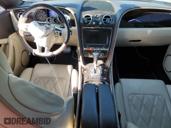 2012 Bentley Continental GT with VIN SCBFR7ZA7CC071240, listed as a Copart auction lot 46507945 with 30,548 mi miles and Salvage Title. Bid and sale history available at DreamBid. Image 8.