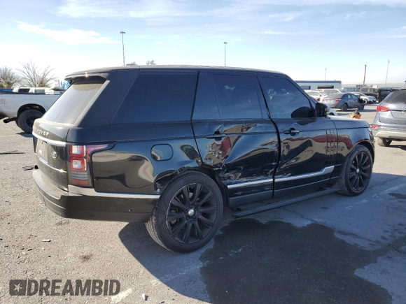 2015 Land Rover Range Rover Supercharged with VIN SALGS2TF7FA198012, listed as a Copart auction lot 86161024 with 71,203 mi miles and Salvage title. Bid and sale history available at DreamBid. Image 3.