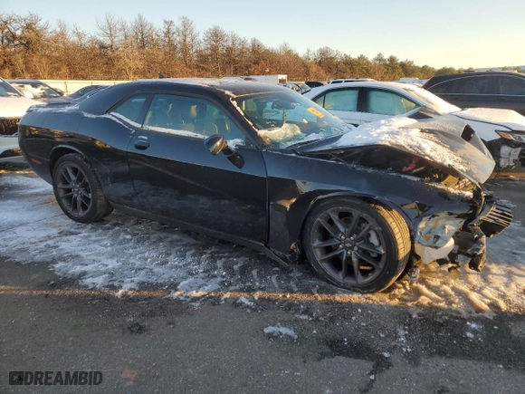 2021 Dodge Challenger GT with VIN 2C3CDZKG8MH597579, listed as a Copart auction lot 89203935 with 17,230 mi miles and Salvage Title. Bid and sale history available at carsss.com. Image 4.