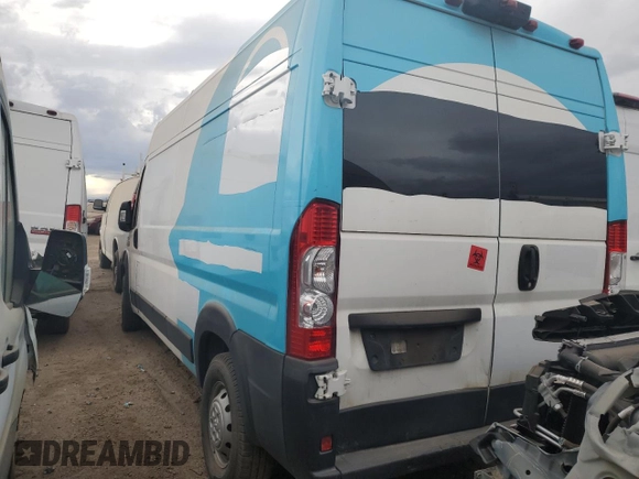 2020 Ram ProMaster Cargo with VIN 3C6TRVDG7LE104897, listed as a Copart auction lot 65012484 with Not Provided miles and Salvage Title. Bid and sale history available at carsss.com. Image 2.