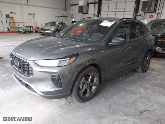 2024 Ford Escape ST-Line with VIN 1FMCU0MN1RUA03532, listed as a IAAI auction lot 42014674 with 34,655 mi miles. Bid and sale history available at carsss.com. Image 2.