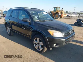 2007 Toyota RAV4 Sport with VIN JTMZK32V976009928, listed as a IAAI auction lot 42783872 with 211,480 mi miles and . Bid and sale history available at DreamBid. Image 1.
