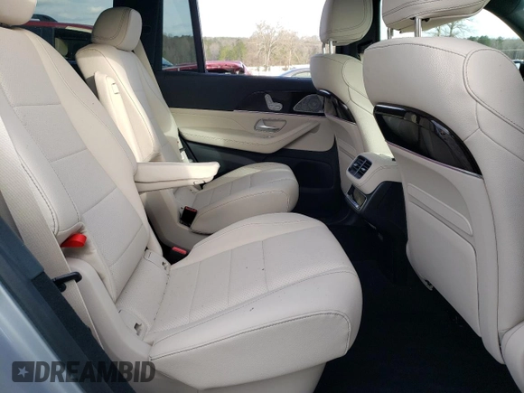 2025 Mercedes-Benz GLS with VIN 4JGFF5KE6SB332302, listed as a Copart auction lot 48842905 with 26 mi miles and Salvage Title. Bid and sale history available at carsss.com. Image 11.