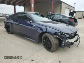 2024 BMW M4 Competition with VIN WBS33AZ06RCP22686, listed as a Copart auction lot 44012275 with 0 mi miles and Clean Title. Bid and sale history available at carsss.com. Image 4.
