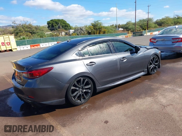 2016 Mazda 6 i Grand Touring with VIN JM1GJ1W57G1479543, listed as a IAAI auction lot 41371653 with 83,741 mi miles and . Bid and sale history available at carsss.com. Image 4.
