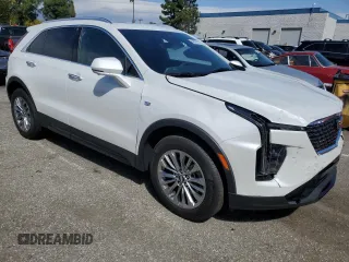 2025 Cadillac XT4 FWD Premium Luxury with VIN 1GYFZCR45SF120216, listed as a Copart auction lot 49642515 with Not provided miles and Salvage title. Bid and sale history available at DreamBid. Image 4.