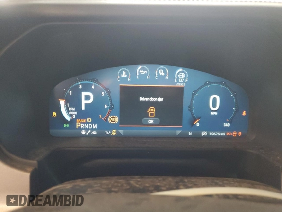 2023 Ford Bronco Raptor with VIN 1FMEE5JR7PLB23414, listed as a Copart auction lot 54733335 with 11,967 mi miles and Salvage title. Bid and sale history available at DreamBid. Image 9.