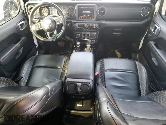 2020 Jeep Wrangler Unlimited Sahara with VIN 1C4HJXEM8LW325372, listed as a Copart auction lot 44350084 with 55,314 mi miles. Bid and sale history available at carsss.com. Image 8.