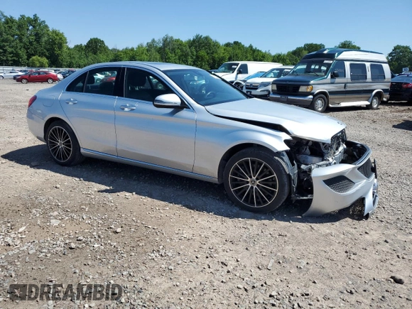 2019 Mercedes-Benz C 300 with VIN 55SWF8EB9KU310247, listed as a Copart auction lot 63183405 with 44,522 mi miles and Salvage title. Bid and sale history available at DreamBid. Image 4.