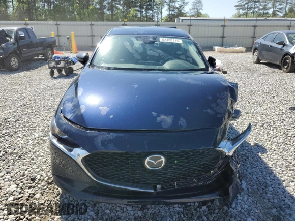 2021 Mazda 3 S with VIN JM1BPAAL3M1326099, listed as a Copart auction lot 52400115 with 58,159 mi miles and Salvage Title. Bid and sale history available at DreamBid. Image 5.