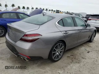 2023 Genesis G70 2.0T with VIN KMTG34TA5PU131494, listed as a Copart auction lot 76295844 with Not Provided miles and Non Repairable. Bid and sale history available at DreamBid. Image 3.