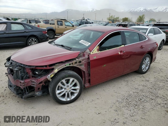 2018 Chevrolet Malibu LT z VIN 1G1ZD5ST2JF170674, wystawiony jako Copart lot #53493925 z przebiegiem 57 176 mil mil oraz Szkoda całkowita • Salvage title. Historia ofert i sprzedaży dostępna na DreamBid. Obrazek 1.