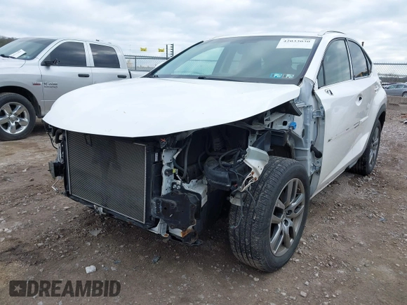 2016 Lexus NX 200t with VIN JTJBARBZ4G2082283, listed as a IAAI auction lot 42033030 with 99,575 mi miles. Bid and sale history available at carsss.com. Image 6.