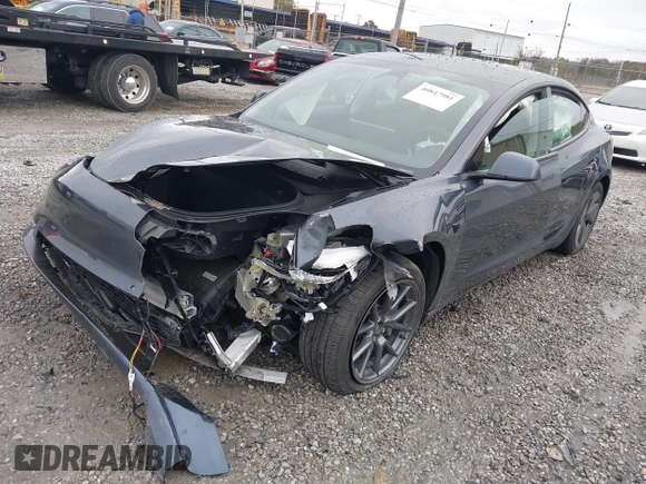 2022 Tesla Model 3 Long Range with VIN 5YJ3E1EB3NF352741, listed as a IAAI auction lot 40847981 with Not Provided miles and . Bid and sale history available at DreamBid. Image 2.