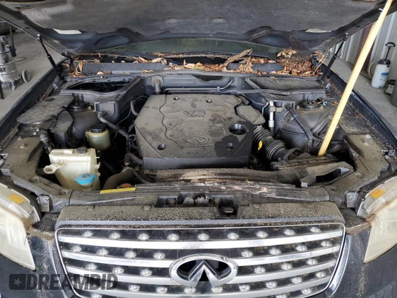 2004 Infiniti FX with VIN JNRAS08U94X107387, listed as a Copart auction lot 69709264 with 255,861 mi miles and Salvage Title. Bid and sale history available at DreamBid. Image 12.