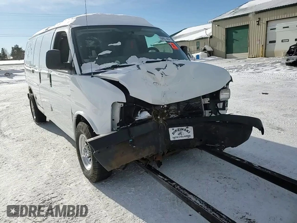 2015 Chevrolet Express Cargo with VIN 1GCWGFCF8F1197303, listed as a Copart auction lot 84651484 with Not provided miles and Salvage title. Bid and sale history available at DreamBid. Image 12.