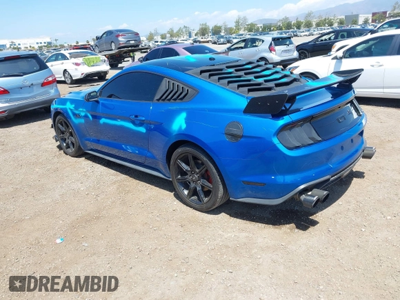 2020 Ford Mustang EcoBoost with VIN 1FA6P8TH3L5133922, listed as a IAAI auction lot 42152718 with 49,809 mi miles. Bid and sale history available at carsss.com. Image 3.