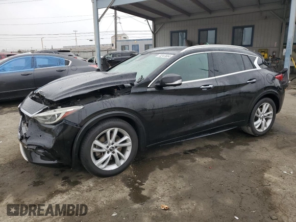 2017 Infiniti QX30 Premium with VIN SJKCH5CP8HA016509, listed as a Copart auction lot 73247654 with 81,303 mi miles and Salvage Title. Bid and sale history available at DreamBid. Image 1.