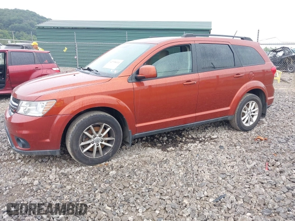 2013 Dodge Journey SXT with VIN 3C4PDDBG8DT510402, listed as a IAAI auction lot 42738111 with 107,786 mi miles and . Bid and sale history available at DreamBid. Image 2.