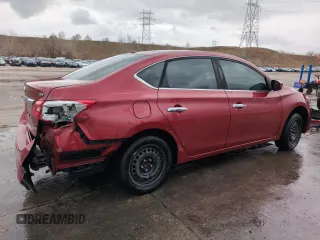2017 Nissan Sentra SV with VIN 3N1AB7AP5HL671684, listed as a Copart auction lot 50741995 with 108,044 mi miles and Salvage Title. Bid and sale history available at carsss.com. Image 3.