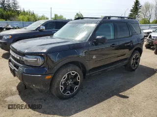 2025 Ford Bronco Sport Outer Banks with VIN 3FMCR9CN7SRE51424, listed as a Copart auction lot 58497645 with 1,876 mi miles and Clean title. Bid and sale history available at DreamBid. Image 1.