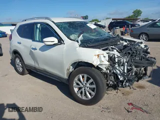 2017 Nissan Rogue SV with VIN 5N1AT2MV8HC882490, listed as a IAAI auction lot 42592773 with 109,966 mi miles and . Bid and sale history available at DreamBid. Image 1.
