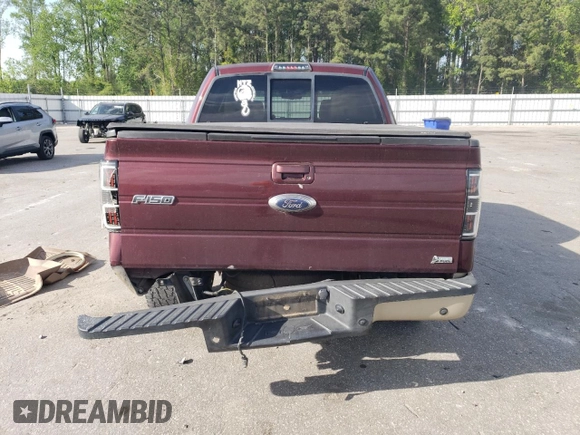 2010 Ford F-150 XL with VIN 1FTFW1CV9AKA66154, listed as a Copart auction lot 52863005 with 159,294 mi miles and Salvage Title. Bid and sale history available at carsss.com. Image 6.