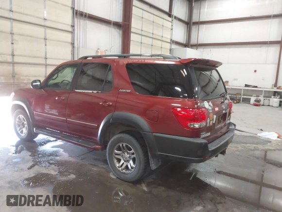 2007 Toyota Sequoia Limited with VIN 5TDBT48A27S283299, listed as a IAAI auction lot 42169924 with 220,767 mi miles and . Bid and sale history available at DreamBid. Image 3.