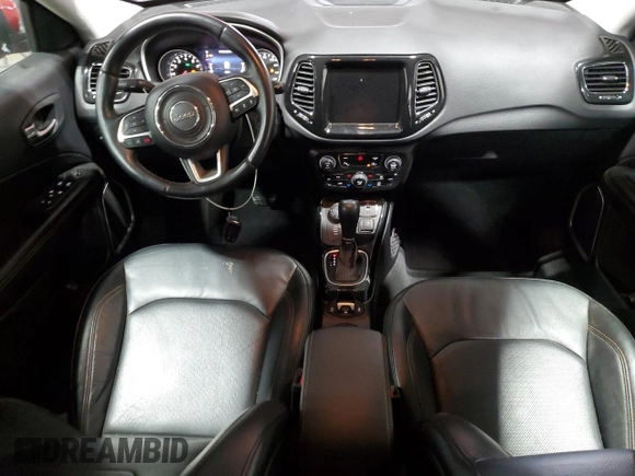2021 Jeep Compass Limited with VIN 3C4NJDCB9MT599965, listed as a Copart auction lot 49705175 with 65,182 mi miles and Salvage Title. Bid and sale history available at carsss.com. Image 8.