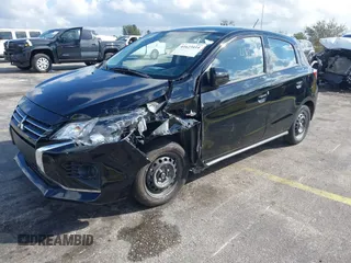 2024 Mitsubishi Mirage ES with VIN ML32AUHJ2RH019841, listed as a IAAI auction lot 41623414 with 6,629 mi miles and . Bid and sale history available at DreamBid. Image 17.