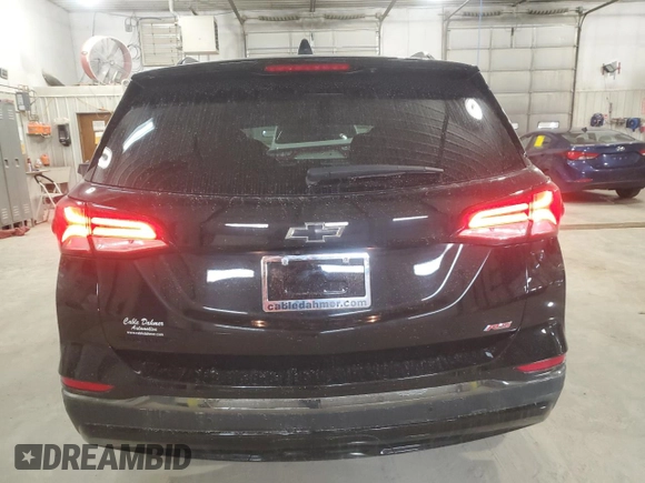 2022 Chevrolet Equinox RS with VIN 2GNAXWEVXN6138271, listed as a Copart auction lot 48996785 with 61,193 mi miles and Salvage title. Bid and sale history available at DreamBid. Image 6.