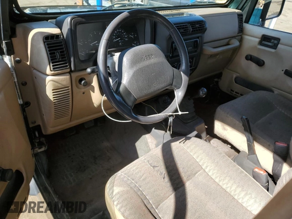 1999 Jeep Wrangler Sport with VIN 1J4FY19S2XP446059, listed as a Copart auction lot 51246105 with 183,072 mi miles and Clean Title. Bid and sale history available at carsss.com. Image 8.