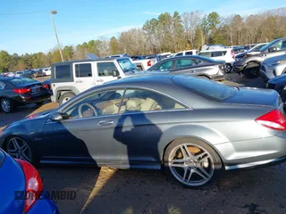 2008 Mercedes-Benz CL-Class V8 AMG with VIN WDDEJ77XX8A011694, listed as a IAAI auction lot 41197023 with 158,416 mi miles. Bid and sale history available at carsss.com. Image 14.