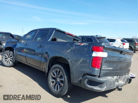2021 Chevrolet Silverado 1500 RST with VIN 3GCUYEED3MG159258, listed as a IAAI auction lot 41766470 with 45,831 mi miles. Bid and sale history available at carsss.com. Image 3.