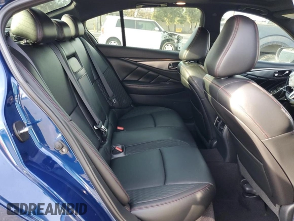 2019 Infiniti Q50 RED SPORT 400 with VIN JN1FV7AP1KM780024, listed as a Copart auction lot 86755684 with 96,108 mi miles and Salvage Title. Bid and sale history available at carsss.com. Image 11.