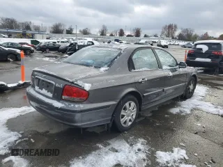 2002 Hyundai Sonata with VIN KMHWF25S52A703469, listed as a Copart auction lot 87401764 with 80,960 mi miles and Clean Title. Bid and sale history available at carsss.com. Image 3.