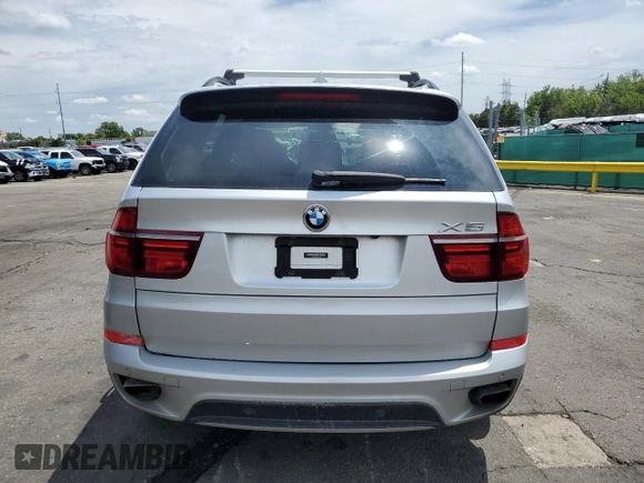2013 BMW X5 xDrive50i with VIN 5UXZV8C58D0C14983, listed as a Copart auction lot 58820795 with 99,337 mi miles and Salvage title. Bid and sale history available at DreamBid. Image 6.