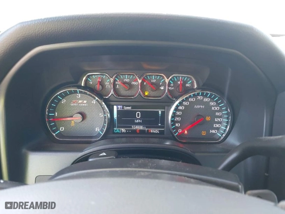 2017 Chevrolet Silverado 1500 LT with VIN 3GCUKREC9HG245776, listed as a IAAI auction lot 41160606 with 104,606 mi miles. Bid and sale history available at carsss.com. Image 7.