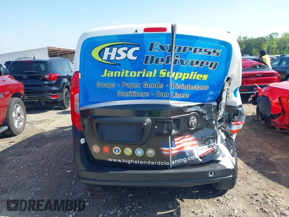 2021 Ram ProMaster City Cargo Tradesman with VIN ZFBHRFAB7M6T70945, listed as a IAAI auction lot 42072721 with 92,793 mi miles and . Bid and sale history available at DreamBid. Image 16.