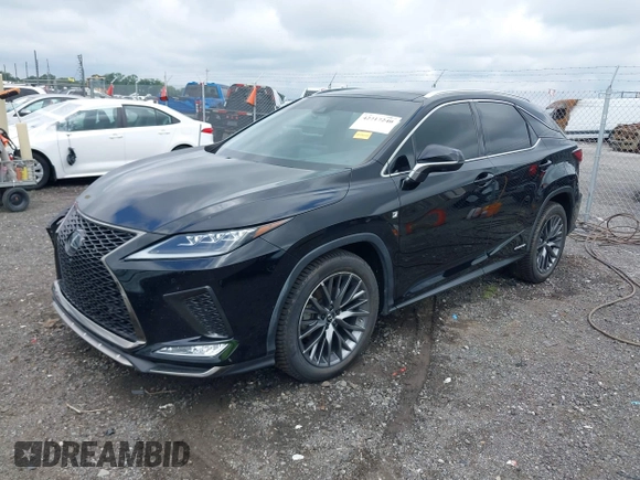 2020 Lexus RX 450h F Sport Performance with VIN 2T2YGMDA0LC044417, listed as a IAAI auction lot 42717240 with 86,633 mi miles and . Bid and sale history available at DreamBid. Image 18.