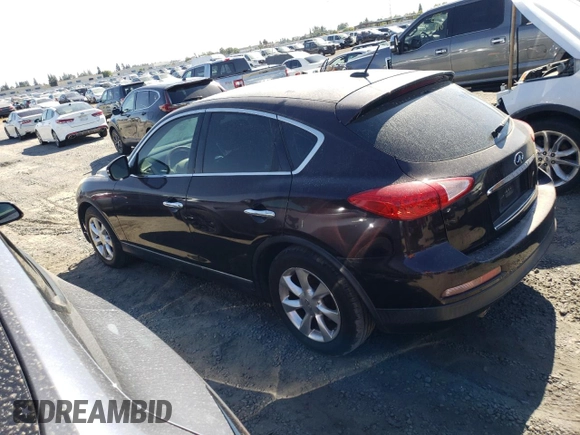 2010 Infiniti EX Journey with VIN JN1AJ0HR5AM753475, listed as a Copart auction lot 68758514 with 212,796 mi miles and Salvage Title. Bid and sale history available at DreamBid. Image 2.