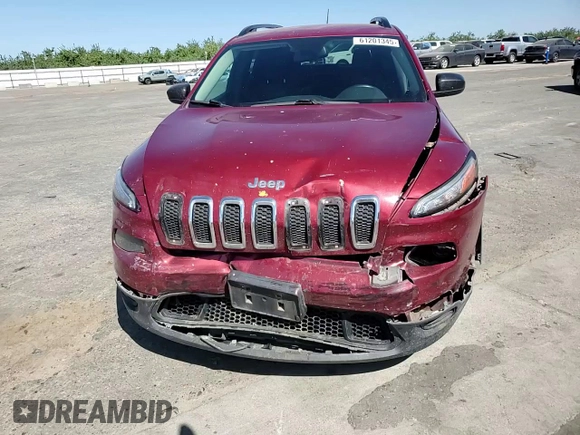 2016 Jeep Cherokee Sport with VIN 1C4PJLAB8GW378006, listed as a Copart auction lot 61201345 with 159,129 mi miles and Salvage title. Bid and sale history available at DreamBid. Image 14.